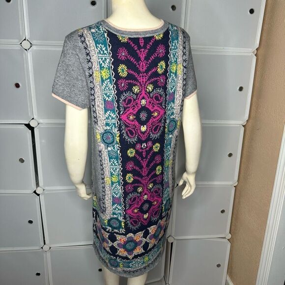 Anthropologie Akemi + Kim Kaleidoscope Sweater Dress Size Small - Picture 3 of 11